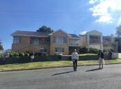 A property at Jemalong Avenue, Albury, sold for well over $1 million on Saturday, with a big crowd turning up to see the outcome. Picture supplied.