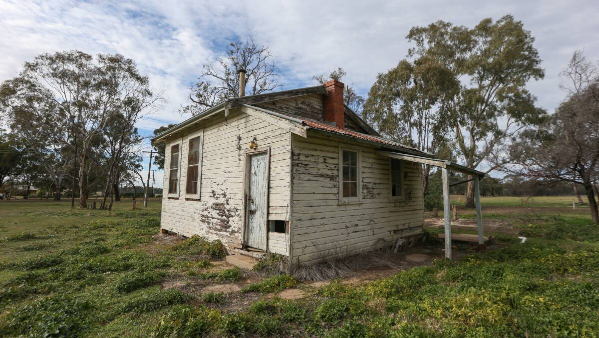 ON THE MOVE: The Jindera Pioneer Museum and Historic Society has plans to move the old Glenellen school house. Picture: TARA TREWHELLA.