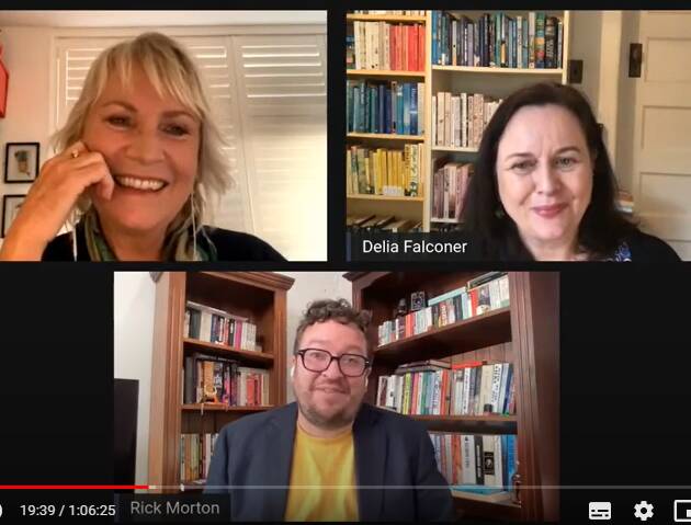 IN CONVERSATION: Ailsa Piper, Delia Falconer and Rick Morton in the Seismic Shifts literary online discussion on Saturday. Picture: SUPPLIED