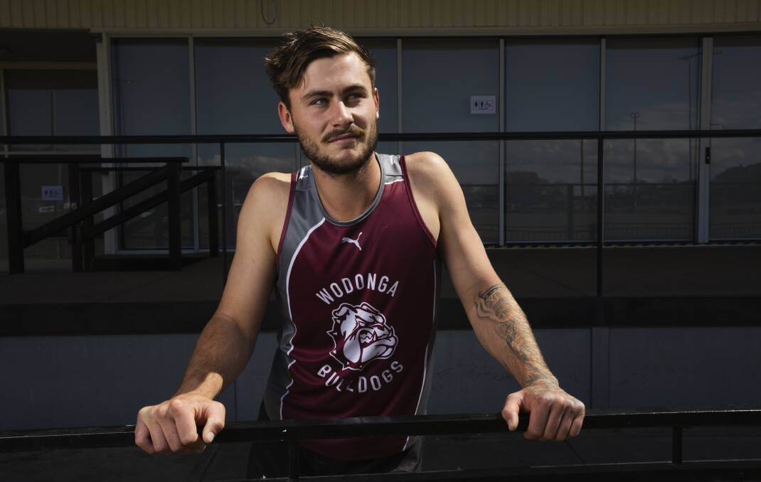 Jack Chesser is gearing up to play senior Ovens and Murray football for the first time after joining Wodonga from Culcairn. Picture by Ash Smith