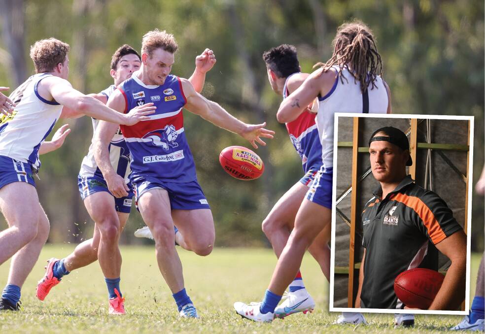 Luke 'Kev' Gerecke spent the last two seasons playing for Rand-Walbundrie-Walla in the Hume League but is now back in the colours of his beloved Thurgoona. Pictures by James Wiltshire and Mark Jesser