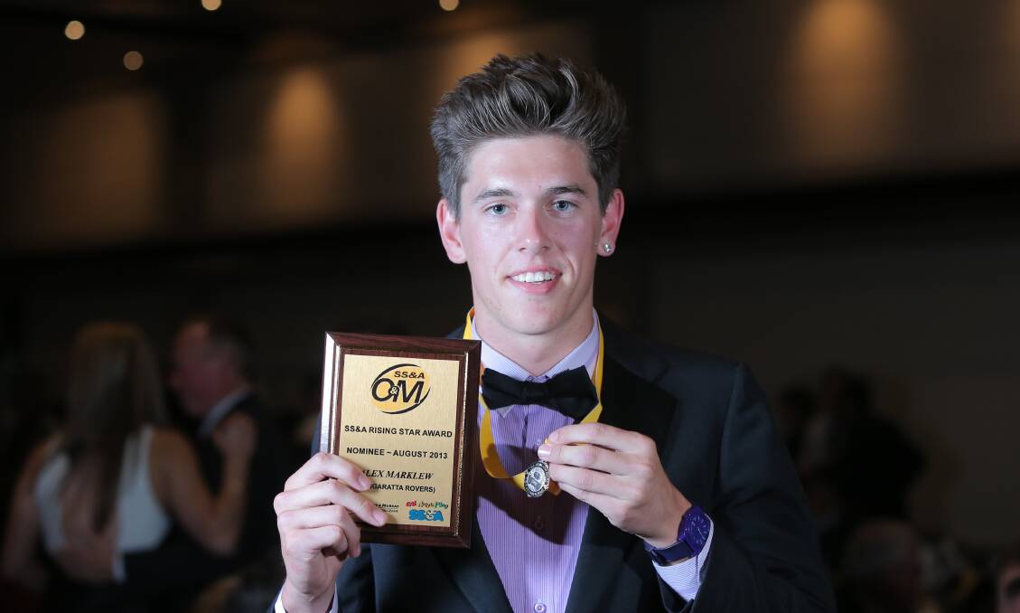 Alex Marklew won the Ovens and Murray's Rising Star award in 2013.