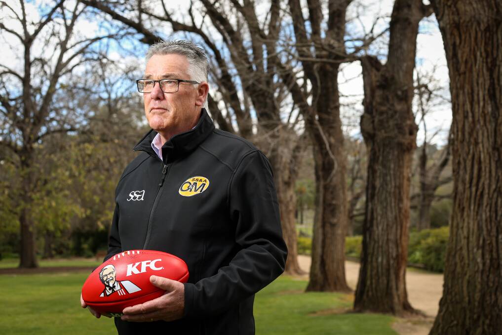Ovens and Murray Football Netball League chairman David Sinclair remains excited by the forthcoming 2023 season despite the demise of Corowa-Rutherglen in football and senior netball. Picture by James Wiltshire