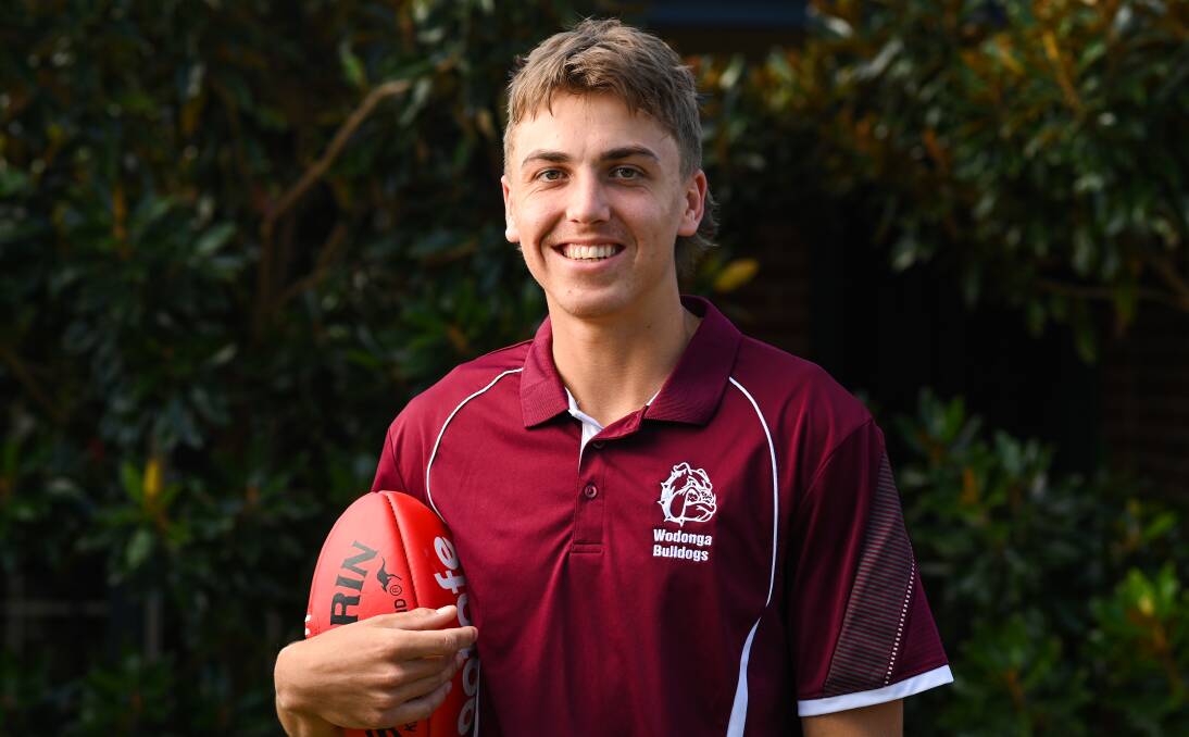 There's a buzz around Jett Cassidy after the 19-year-old broke into Wodonga's senior side at the end of last season. Picture by Mark Jesser
