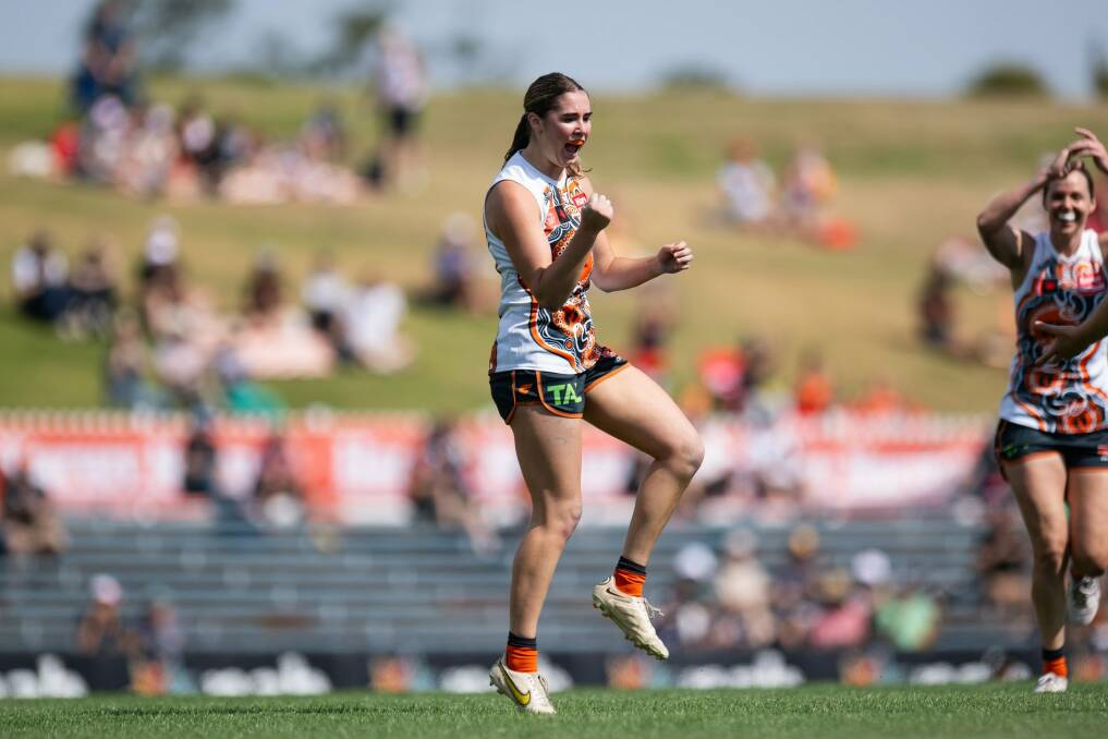 Zarlie Goldsworthy is making a big impression on the AFLW. Picture by GWS Giants