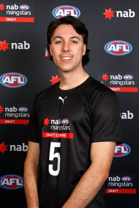 Ollie Hollands at the NAB AFL Draft Combine. Picture by Dylan Burns/AFL Photos