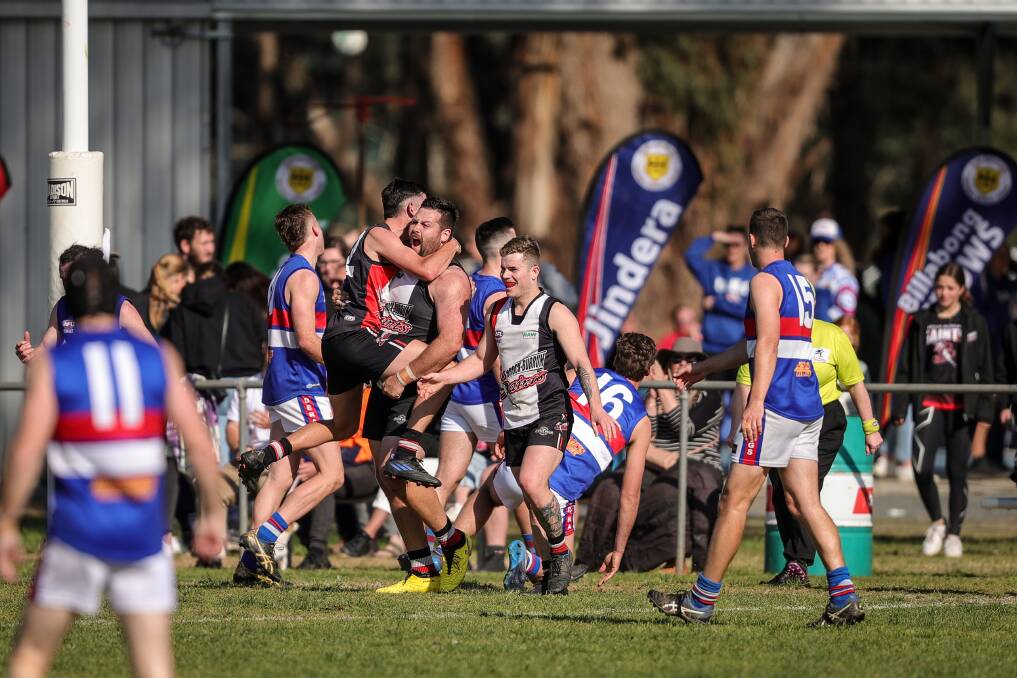 Brock-Burrum and Jindera played out a thrilling elimination final last year. Picture by James Wiltshire