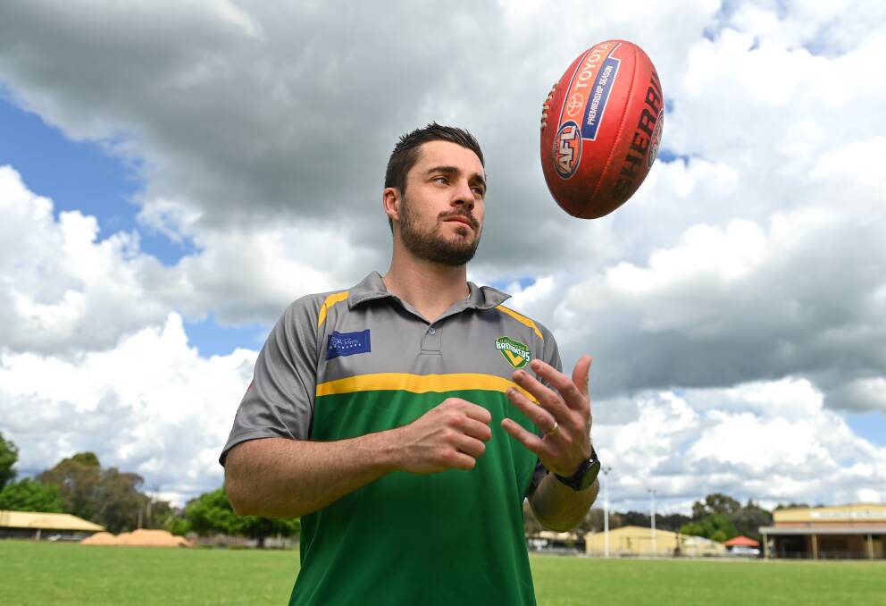 Josh Jones and his family have reclocated from Tamworth and the former Holbrook captain will work alongside Matt Sharp as an assistant coach in 2023 as the Brookers defend their Hume League premiership. Picture by Mark Jesser