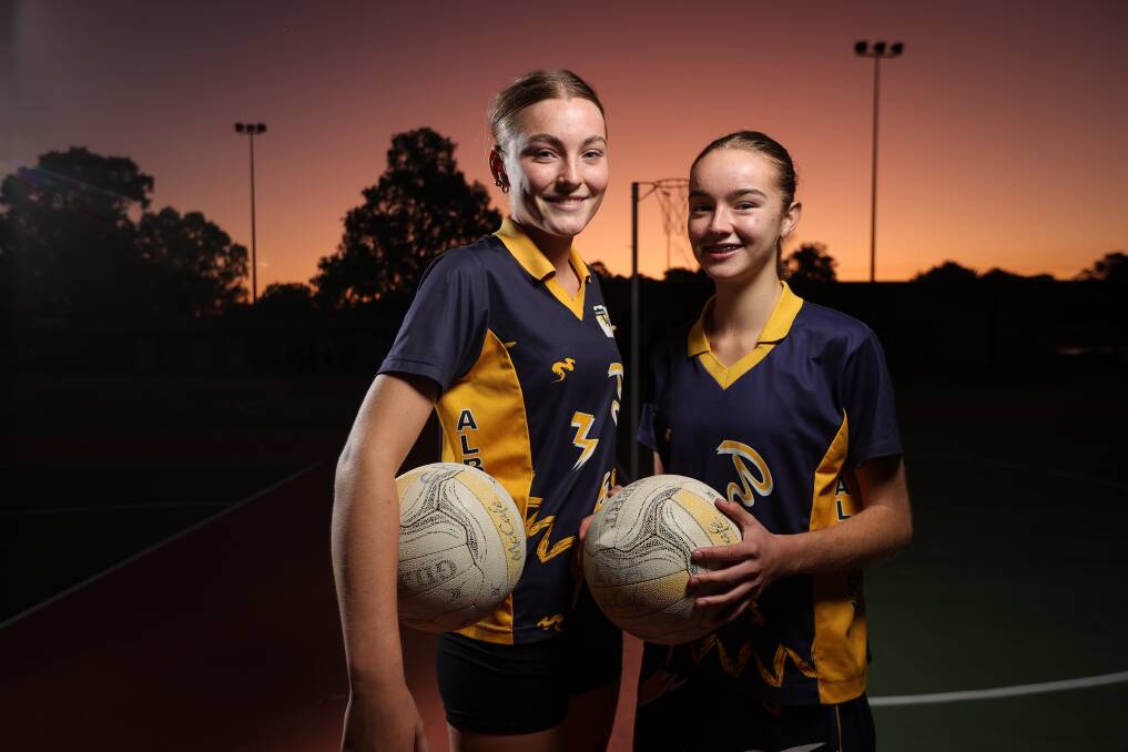 Albury rep players Kealey Moore and Alice Carroll are gearing up for the Association Championships in Shepparton this weekend. Picture by James Wiltshire
