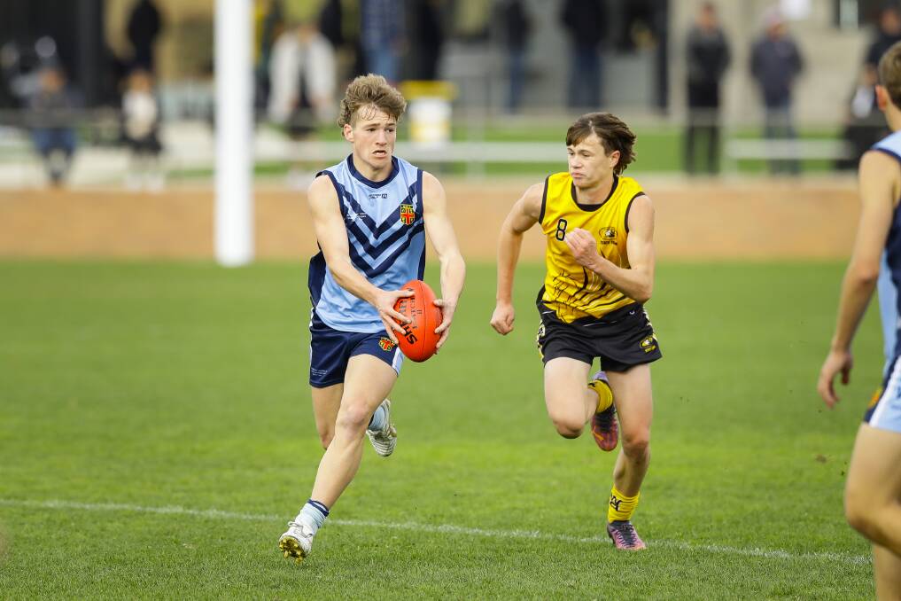 Cody Gardiner playing representative school footy. Picture by Ash Smith