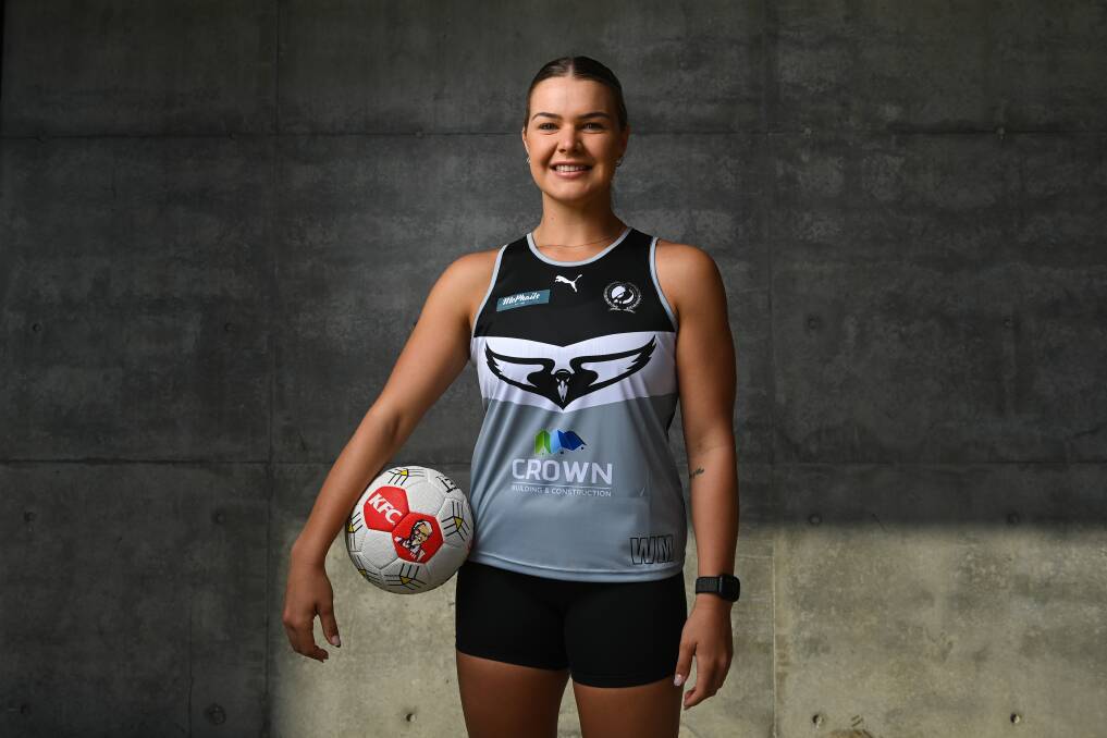 Brooke Pryse took out Wodonga Raiders' best and fairest in 2016, 2017, 2019 and 2021 but she'll be lining up against her old club this season after joining Wangaratta Magpies. Picture by Mark Jesser