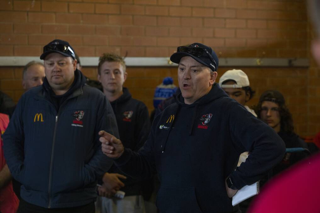 Wodonga Raiders coach Marc Almond. Picture by Ash Smith