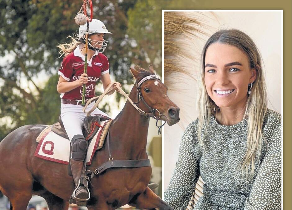 Polocrosse player Emma Piltz is hoping to represent Australia next year after being named in the under-21 squad. The 20-year-old, from Holbrook, now lives in Queensland and had the chance to take on the United States this year.
