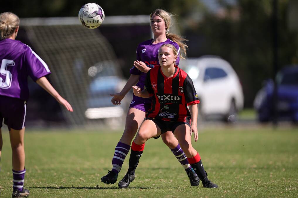 Wangaratta's Ruby Snowdon is one of three AWFA players in the NSW Country U16 girls squad. Picture by James Wiltshire