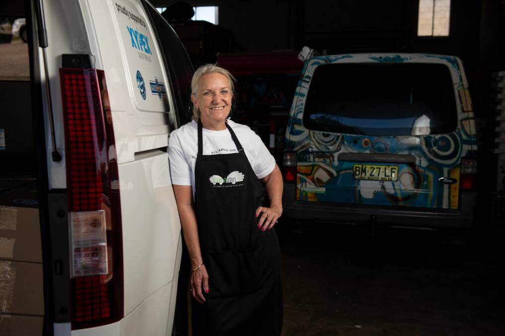 Leanne Johnson says volunteering is enough reward in itself, whether that be helping with The Carevan Foundation or at Ronald McDonald House in Wodonga. Picture by Tara Trewhella