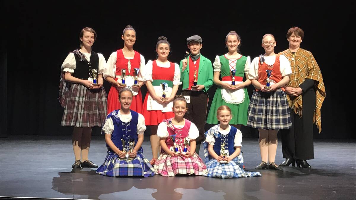 Albury Wodonga highland dance teacher Deanne Burr says it was lovely to see all the dancers give it their best shot in the different categories. Picture supplied.