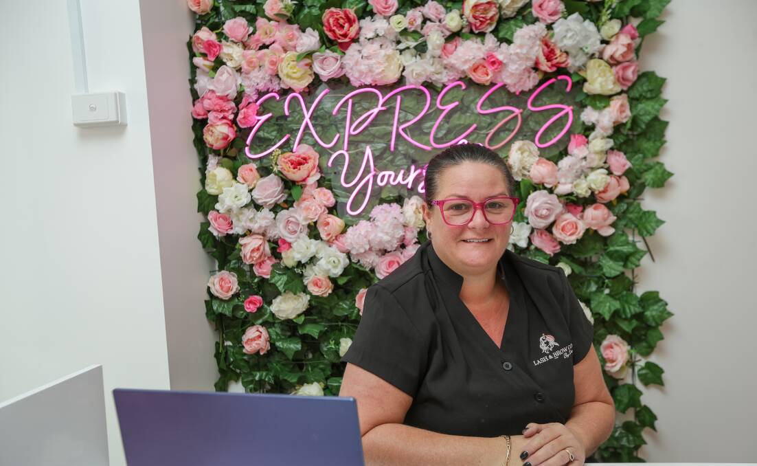 Albury's Lash and Brow Group co-owner Zoe Pandur hopes people choose quality over pricing when finding a salon to suit. Picture by James Wiltshire.