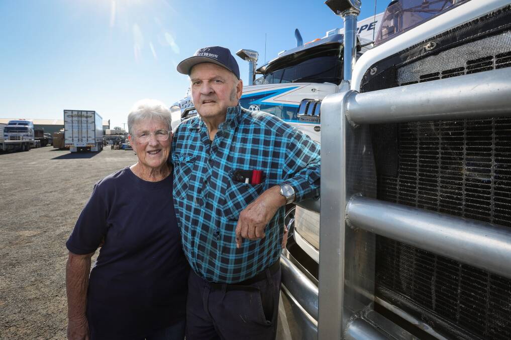 Merylyn and Greg Milthorpe look forward to selling the transport company and spending time with friends and family. Picture by James Wiltshire.