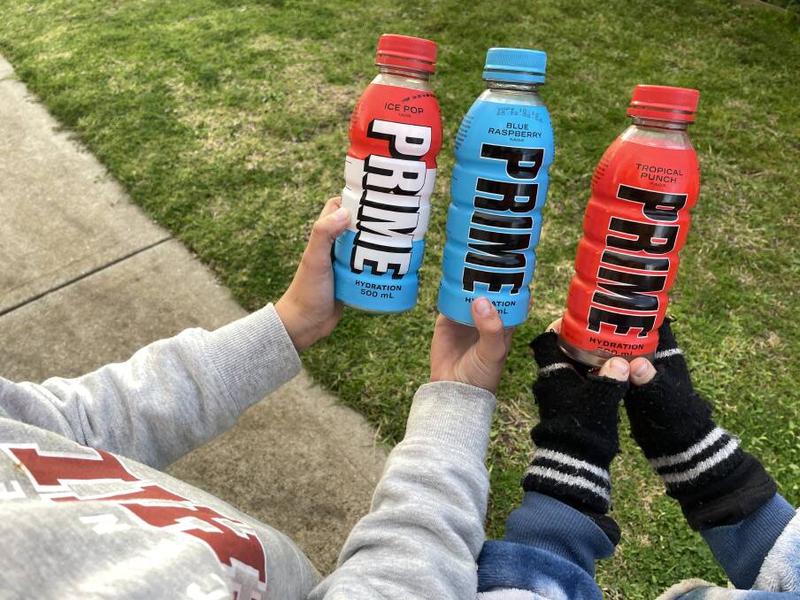 Energy drinks like Prime are typically popular with younger demographics. But as an Albury dietitian points out, "the best drinks for children are water and milk".