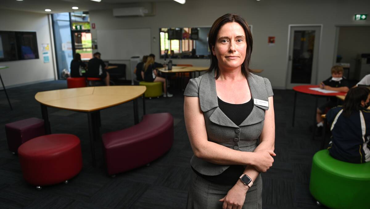 Catholic College Wodonga principal Lorraine Willis says the college is committed to providing an environment where all students and staff are safe. File picture by Mark Jesser