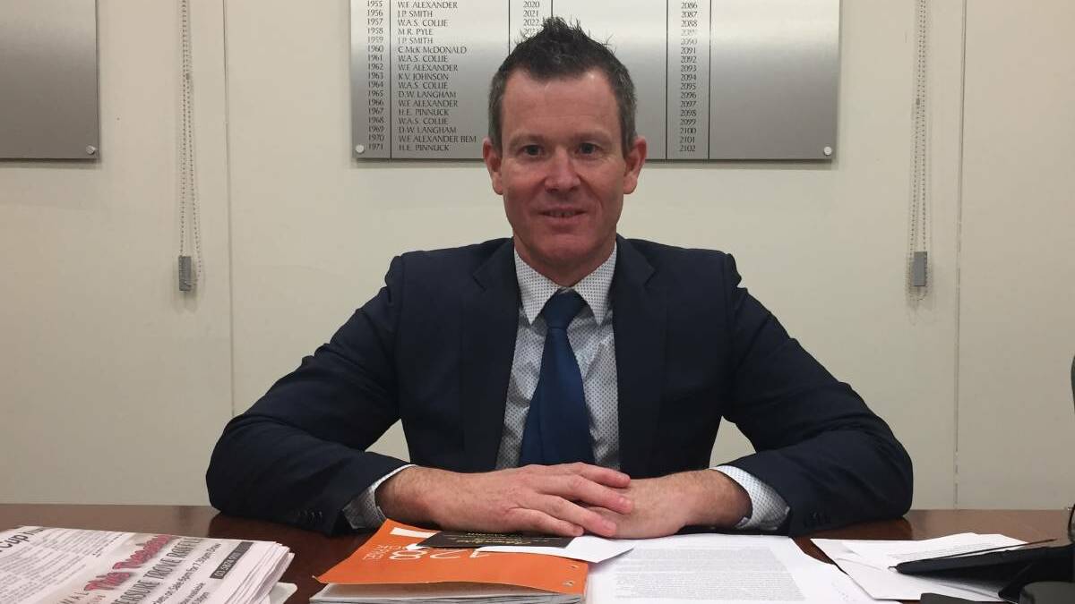 Relief for families: Berrigan Shire Council mayor Matt Hannan.