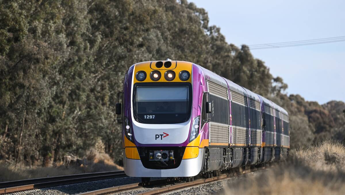 The V/Line service along the North East line is steadily growing more popular with regional fares now capped. Picture by Mark Jesser