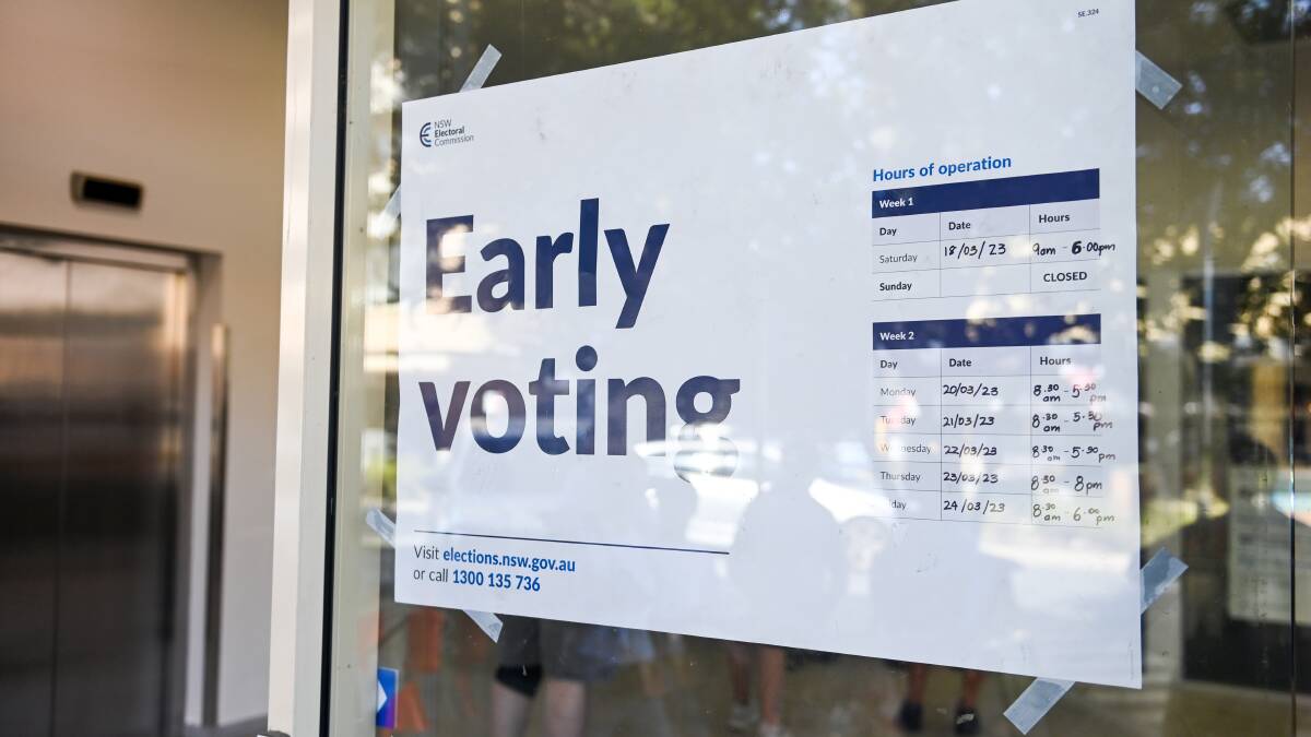 Albury folk grill candidates at early voting booths a week before poll