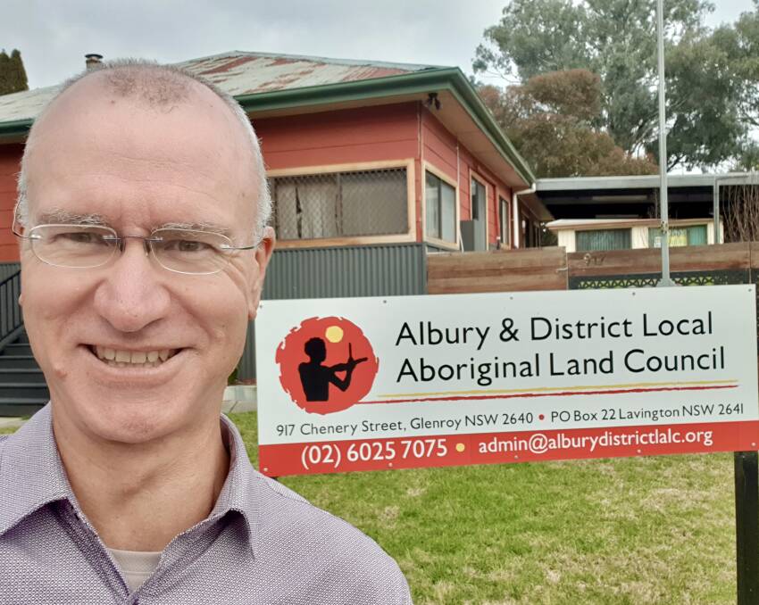 Albury and District Local Aboriginal Land Council chief executive Dennis Mirosevich says a plan to build community housing has made huge progress in the past three months. Picture supplied