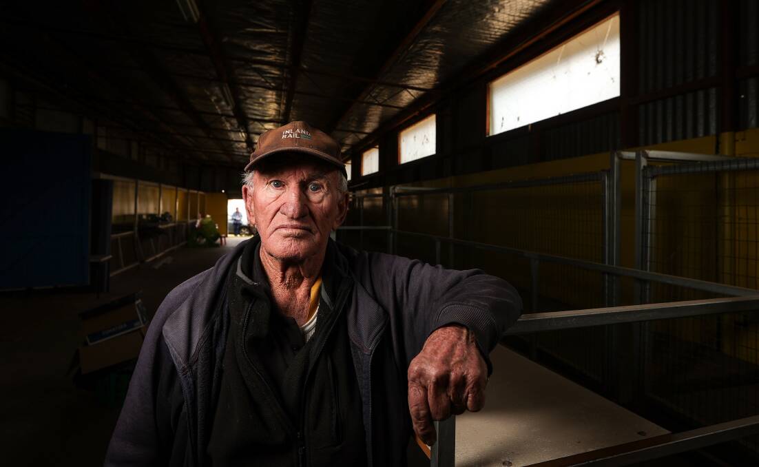 Albury Show Society president, pictured inside the JJ Wright Hall, Wal Blezard says he is confident this year's show will still be a spectacle for families despite the "diminished" space for exhibitors. Picture by James Wiltshire