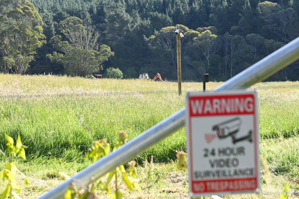 Signs along the Wandi Walk warn hikers they are being watched. Picture by Mark Jesser