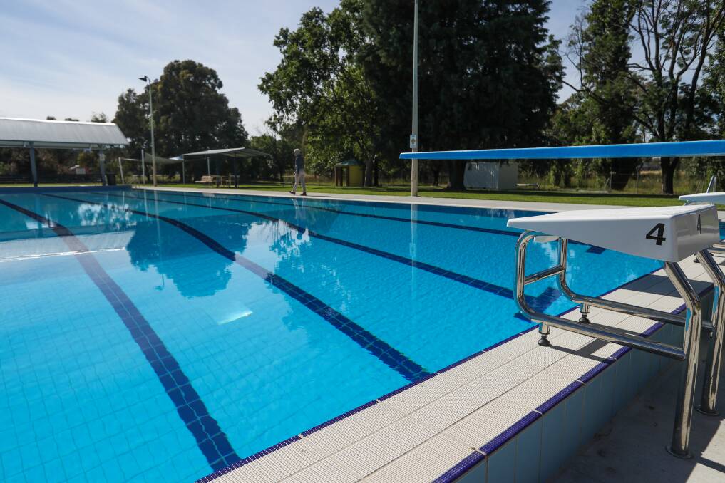 Greater Hume Council took to social media to apologise on Sunday for the inconvenience of morning swim centre closures in Henty and Holbrook. Picture by Mark Jesser. 
