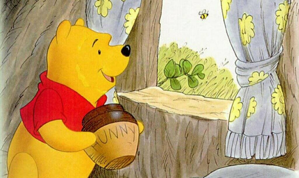 An illustration of Winnie the Pooh. File Picture