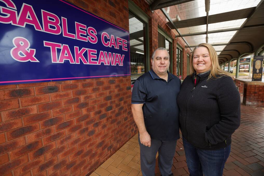 Gables Cafe owners Andrew Slorach and Danielle Maclean plan to operate a pizza business once they sell Gables Cafe. Picture by James Wiltshire