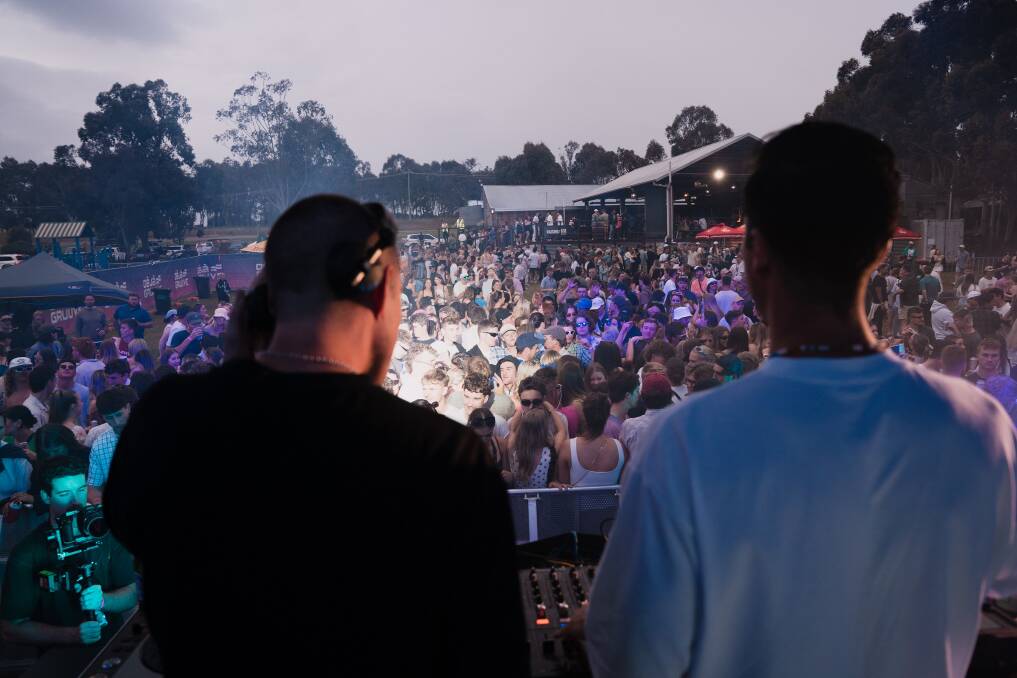 Nine people were caught with illicit substances at Wodonga's Deja Gruuve festival. Picture supplied