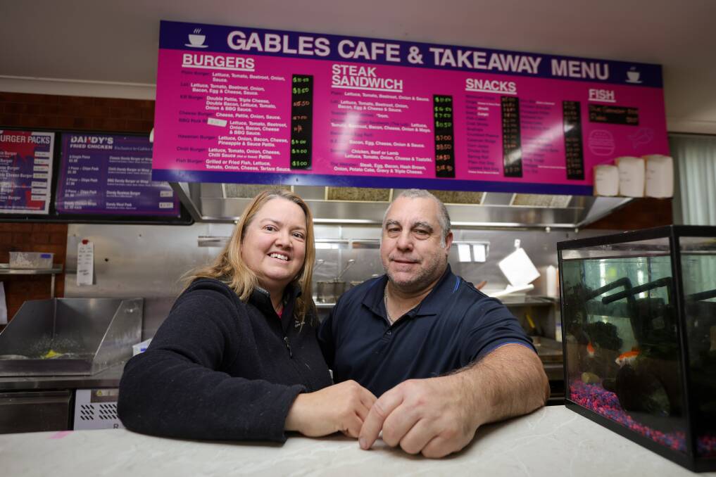 Gables Cafe owners Danielle Maclean and Andrew Slorach are selling the cornershop after seven years in business. Picture by James Wiltshire