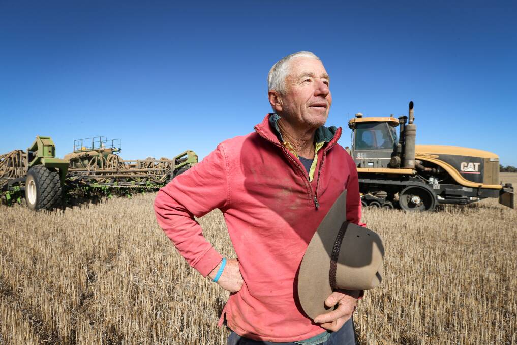 Rand farmer Roy Hamilton said low levels of livestock feed is an issue as dry weather persists. File image