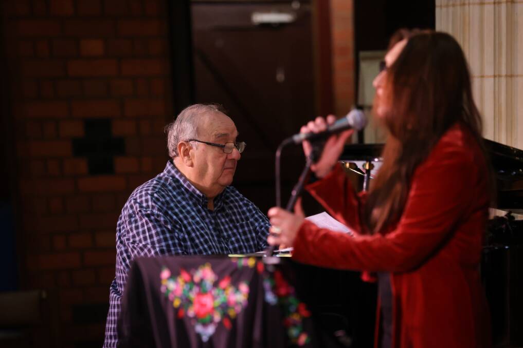 Jazz pianist Bob Sedergreen and Kerri Simpson closed out the Wangaratta Festival of Jazz and Blues with a soulful performance at the Jazz Mass. Picture by James Wiltshire