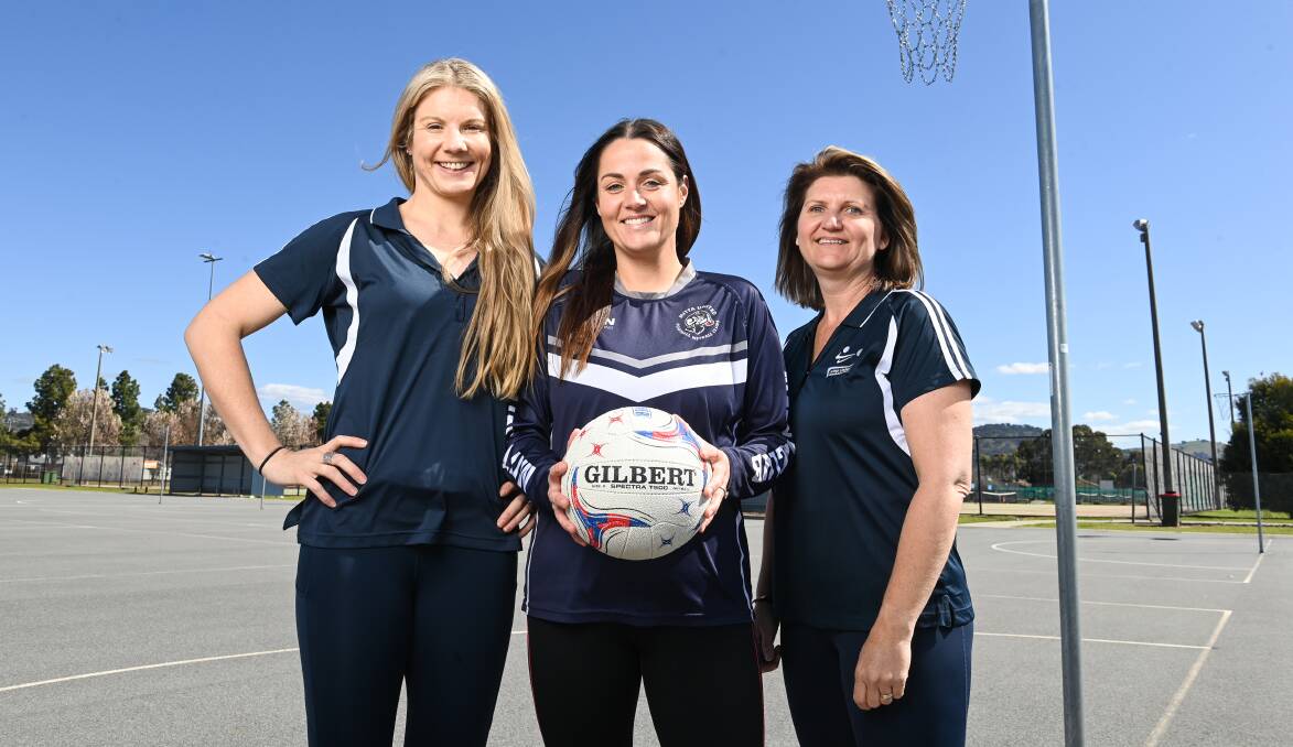 Former A-grade playing coach Gabrielle Gray (middle) has retired following last season.