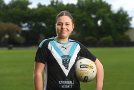 Lavington's Leni Pendergast is among the Panthers' youngsters who has had the opportunity to debut in the club's A-grade side this season. File picture by Mark Jesser.