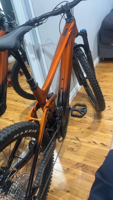 The e-bike was stolen from the underground car park in West End Plaza, Albury. Picture supplied