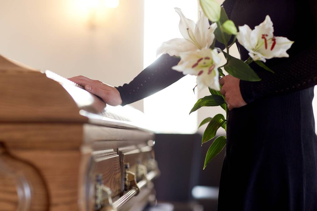 With the new levy, consumers will have to pay $41 per cremation; $63 per ash interment and $156 per burial. Picture by Shutterstock