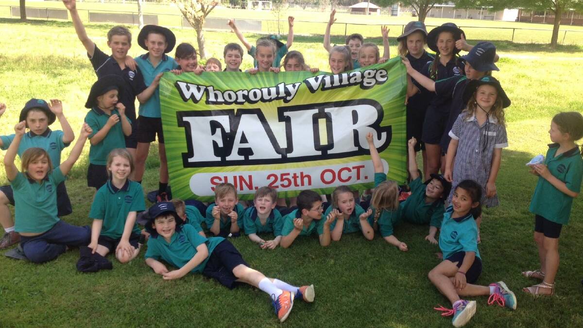 DECKED OUT: Students at Whorouly Primary School are looking forward to the second annual Whorouly Village Fair