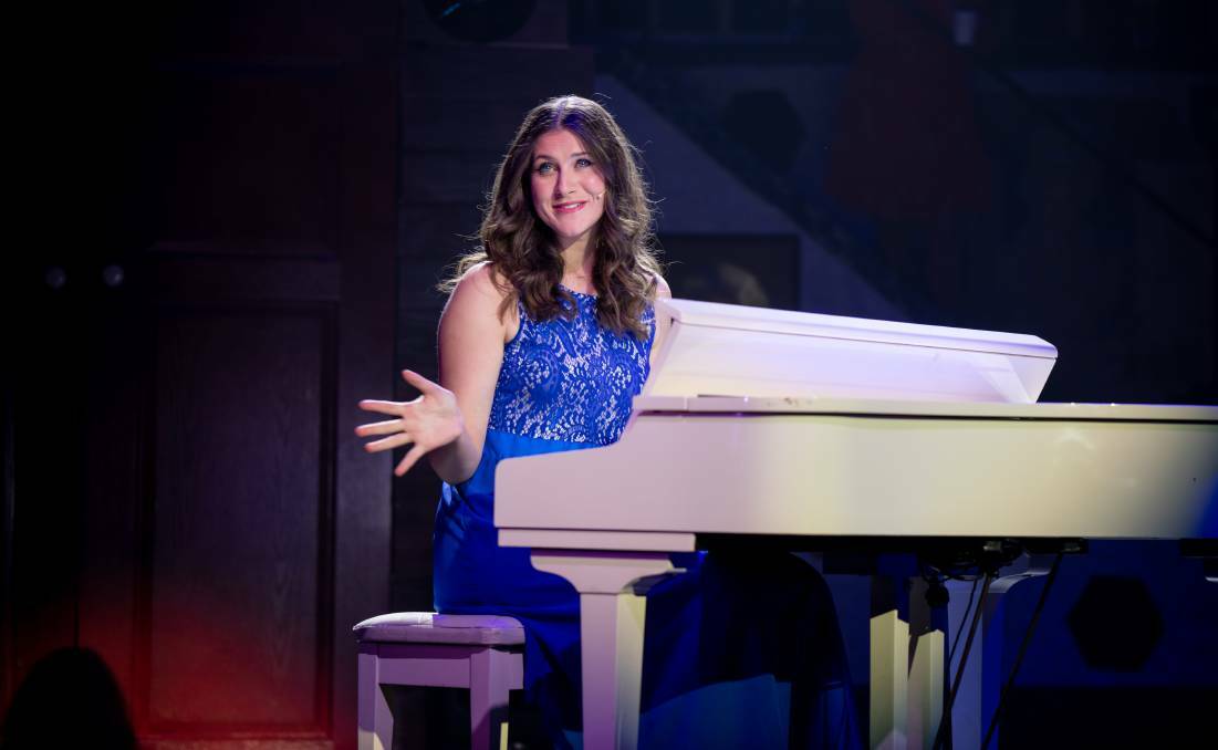 Tash Fenton plays Carole King in Albury Wodonga Theatre Company's adaptation of Beautiful: The Carole King Musical, which opens at Albury Entertainment Centre on Friday night. Picture by TrewBella Photography