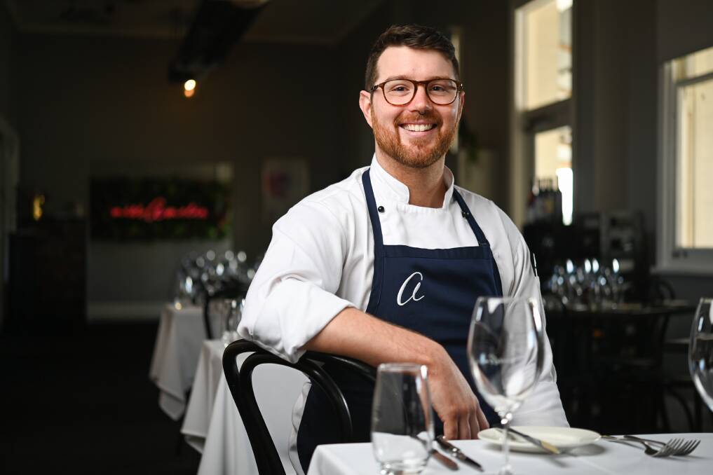 Miss Amelie head chef Isaac Rich has settled on a deal this week to buy the Wodonga fine dining restaurant from its founder David Kapay. Picture by Mark Jesser