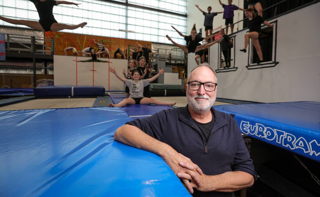 Flying Fruit Fly Circus Richard Hull says the federal government has delivered an incredible gift to the national youth circus company based in South Albury. Picture by James Wiltshire