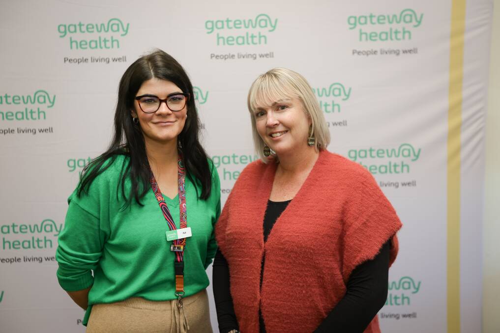 Gateway Health early years health promotion co-ordinator Kat Bennett and Michelle Milthorpe ahead of the Gateway Health Community Advocacy Panel on Thursday, July 4. Picture by James Wiltshire