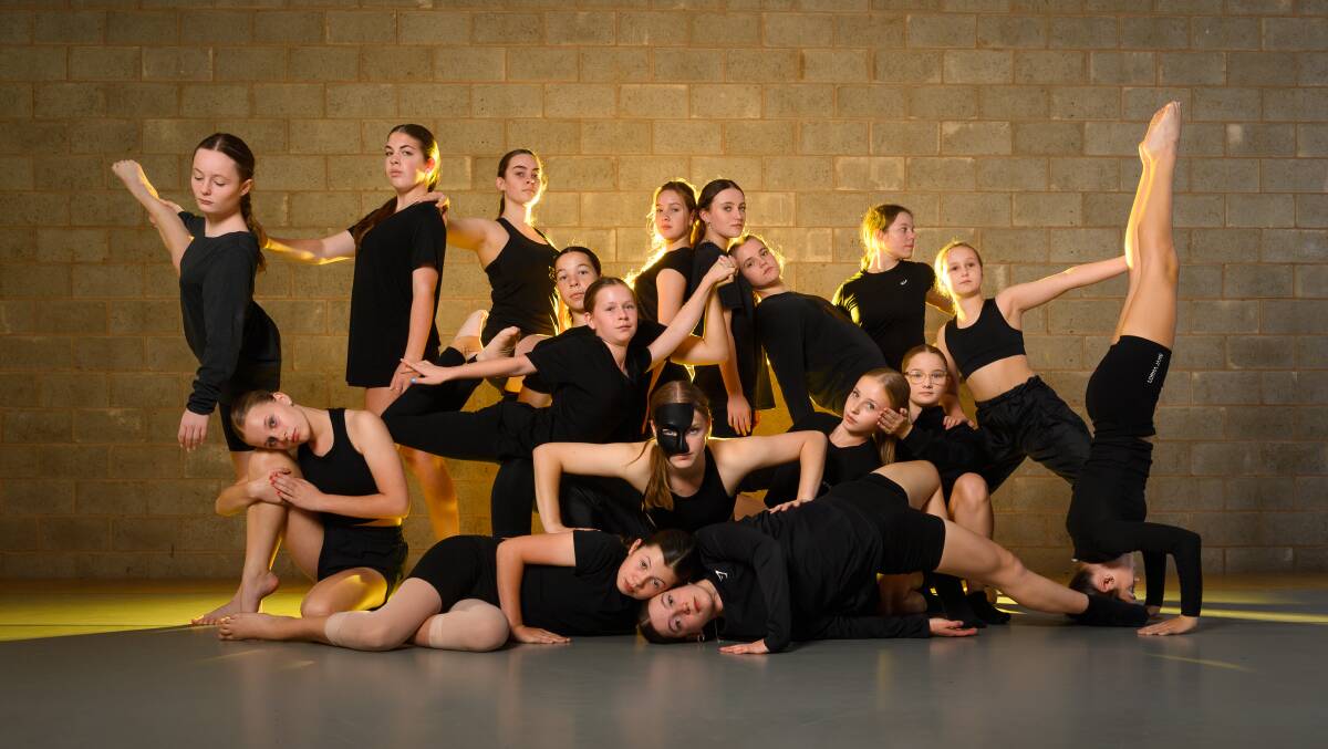 Students from Lavington-based MT Dance Creative and Laura Behrends Coaching will present a new contemporary dance production titled Introspect at The Cube Wodonga this weekend. Picture by Mark Jesser 