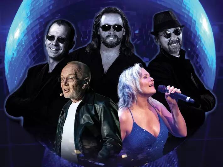 The Best of the Bee Gees Show: Greatest Hits Tour is coming to Albury Entertainment Centre on Friday, July 5, when Colin 'Smiley' Petersen will be a special guest alongside Roslyn Loxton. Picture supplied