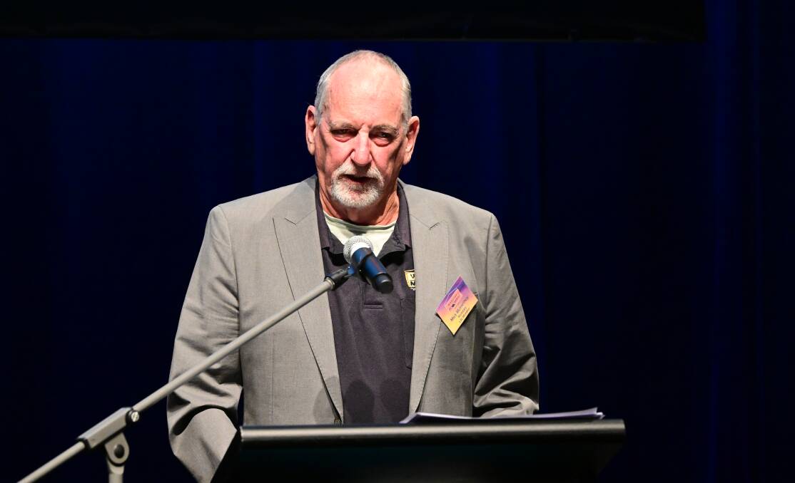 Wodonga Men's Shed secretary Michael McInerney was named Bryan Watson Wodonga Individual of the Year at the awards. Picture supplied