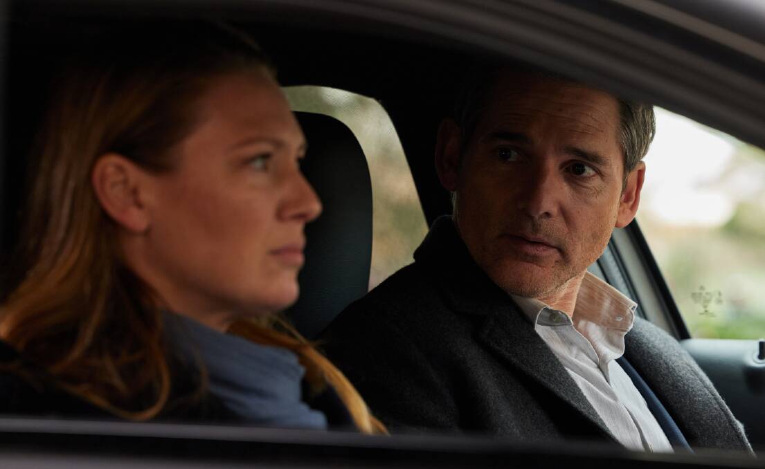 Police informant Alice Russell (Anna Torv) and Federal agent Aaron Falk (Eric Bana) lead a stellar cast in Force of Nature: The Dry 2. Picture supplied